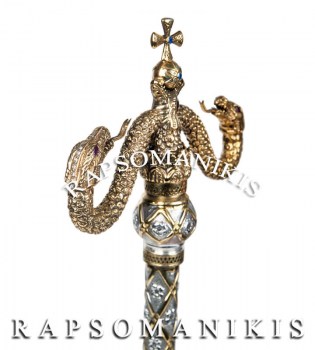 Ασημένια Αρχιερατική Ράβδος